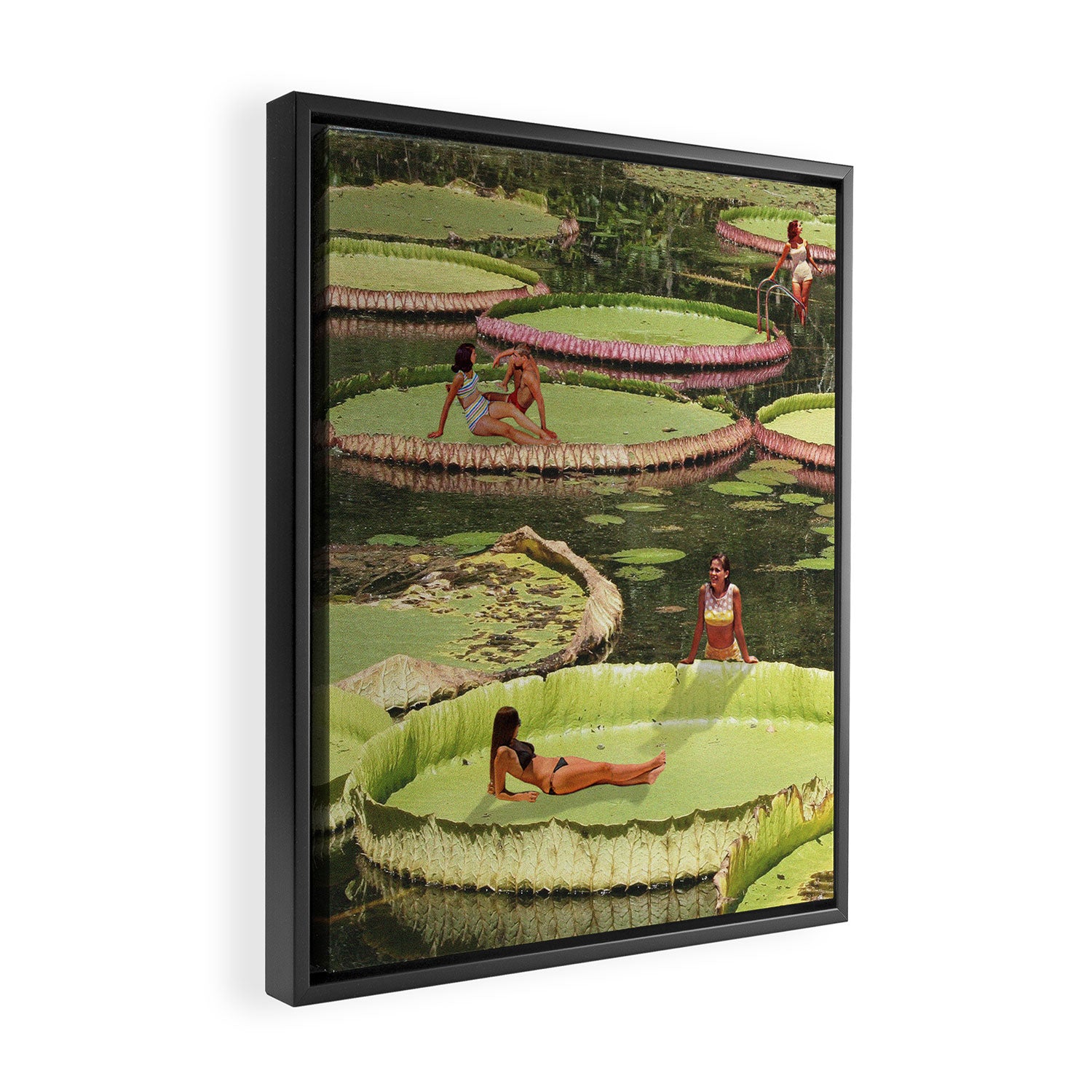 Valley of the Lily Framed Canvas Print Gallery Image 2