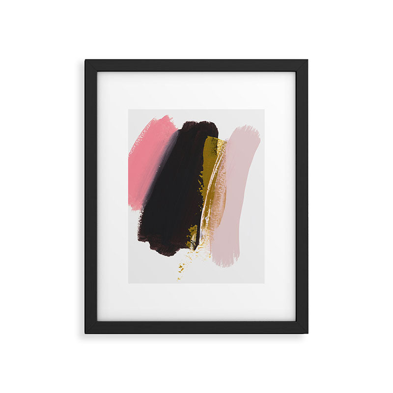 brush strokes 17 Framed Art Print Gallery Image 4