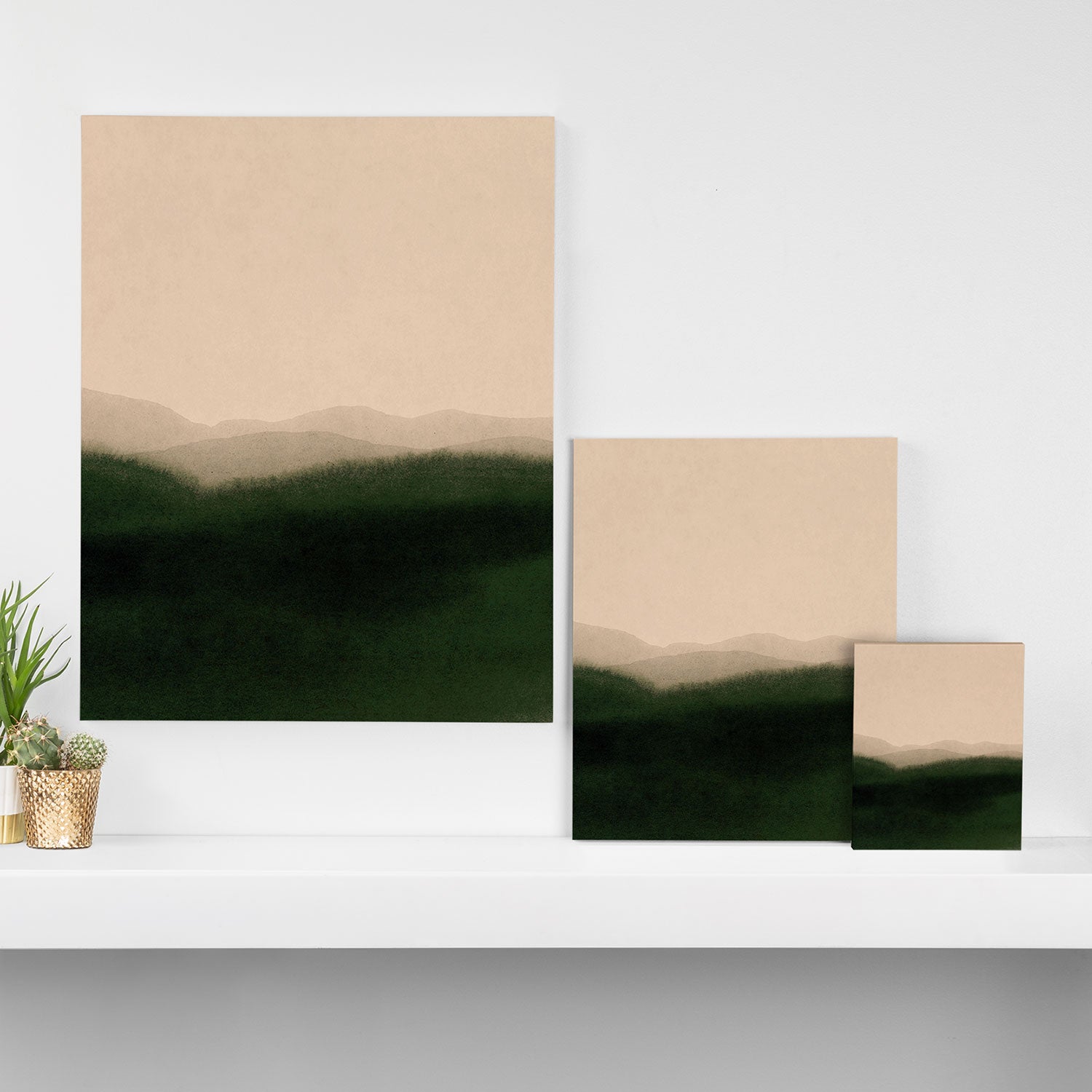 green hills Canvas Print Gallery Image 3