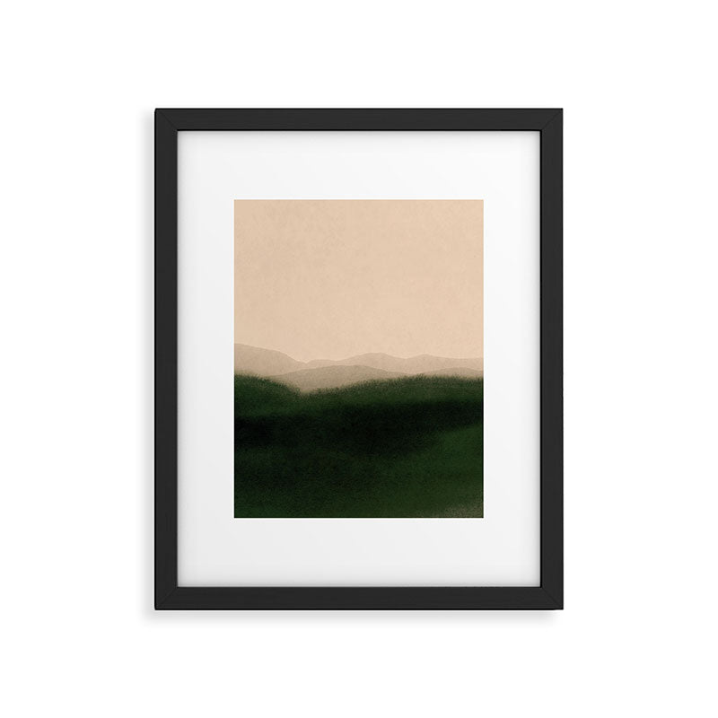 green hills Framed Art Print Gallery Image 4