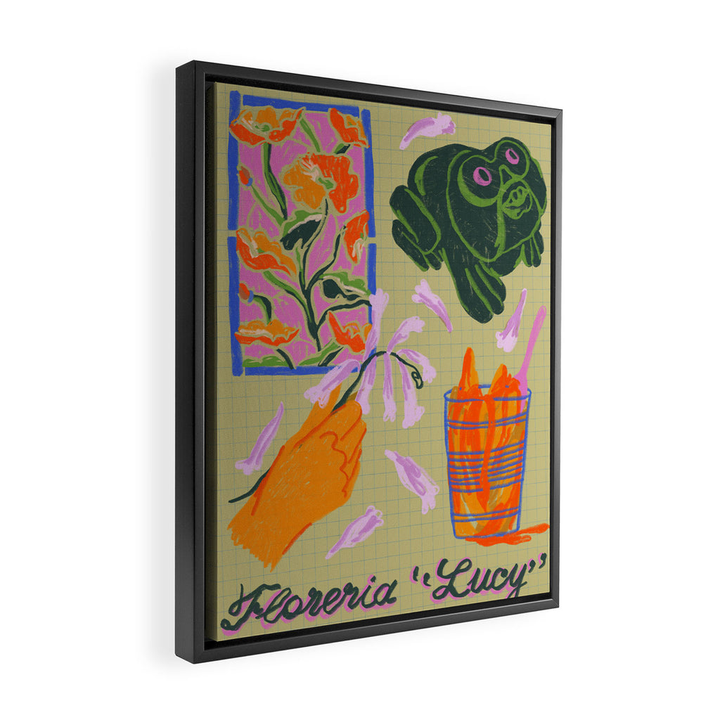 Cositas de la CDMX Framed Canvas Print Gallery Image 2