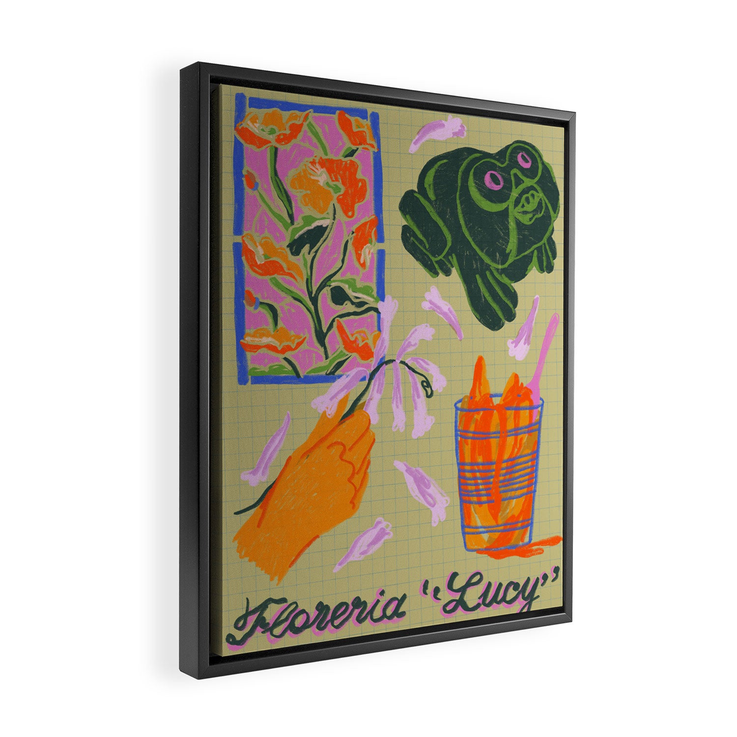 Cositas de la CDMX Framed Canvas Print Gallery Image 2