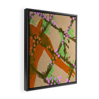 Shadows Among the Flowers Framed Canvas Print Gallery Image 2