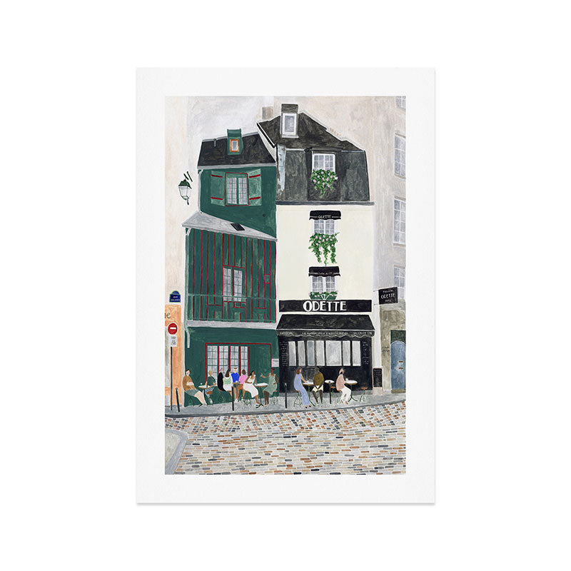 A day in Paris Art Print Gallery Image 1