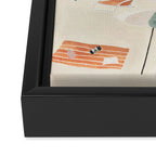 A praia Framed Canvas Print Gallery Image 3