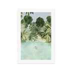 Bathing Girl Art Print Gallery Image 1