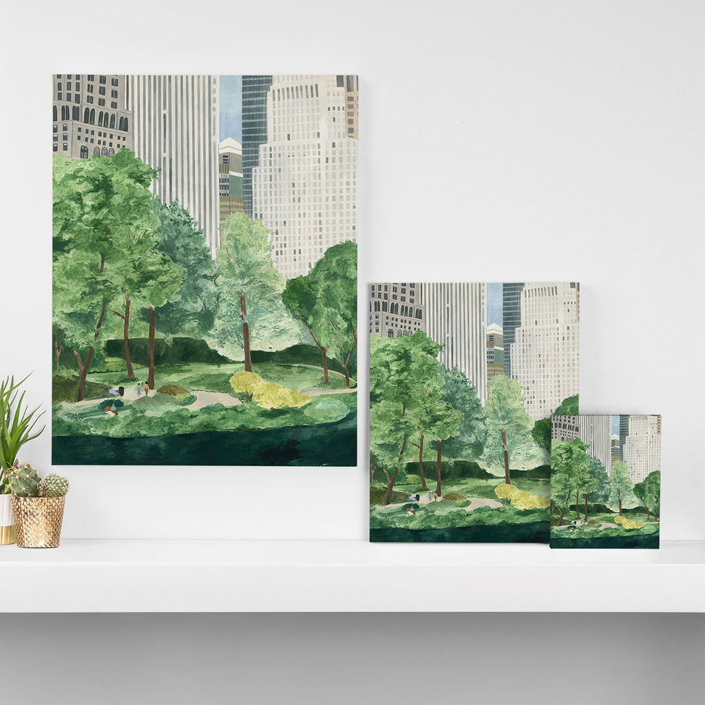 Central Park afternoon Canvas Print Gallery Image 3