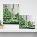 Central Park afternoon Canvas Print Gallery Image 3