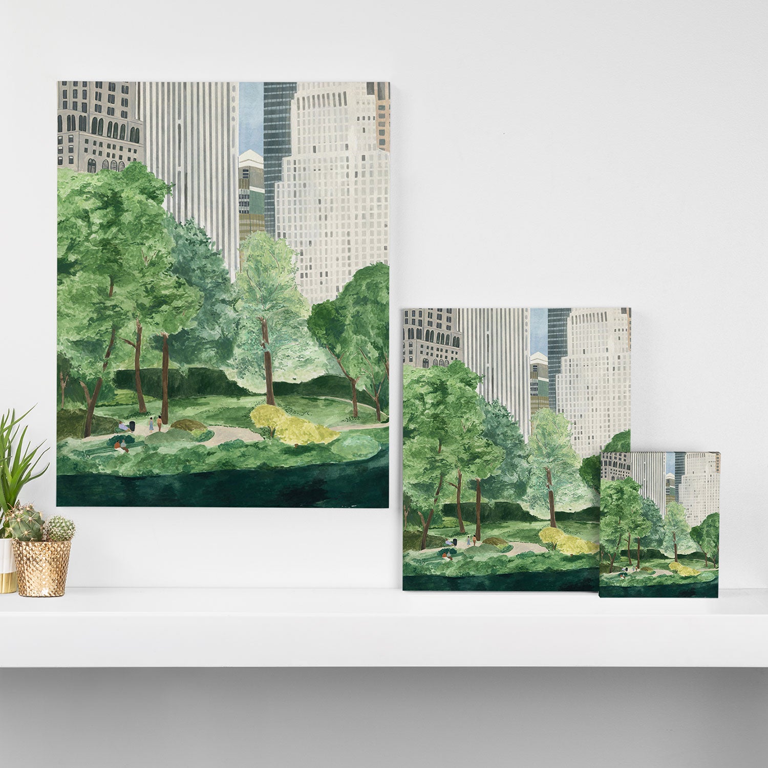 Central Park afternoon Canvas Print Gallery Image 3