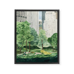 Central Park afternoon Framed Canvas Print Gallery Image 6