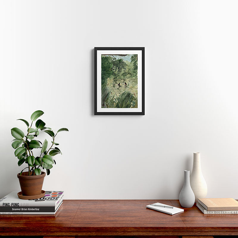 Ladies in the Lake Framed Art Print Gallery Image 2