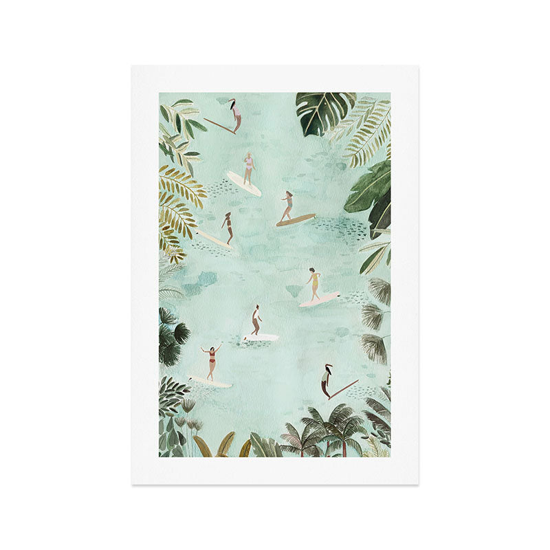 Longboard Heaven Art Print Gallery Image 1
