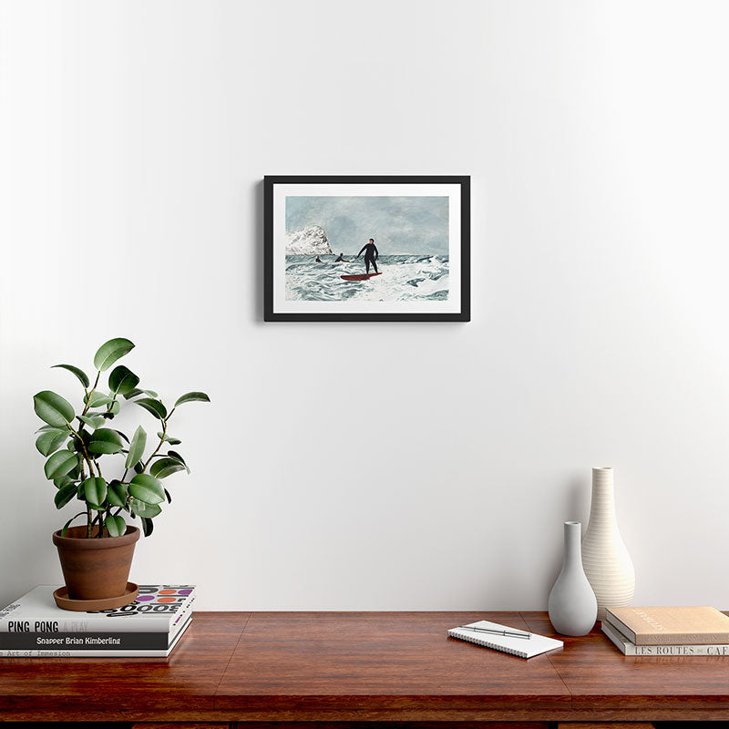 Nordic Surf Framed Art Print Gallery Image 2