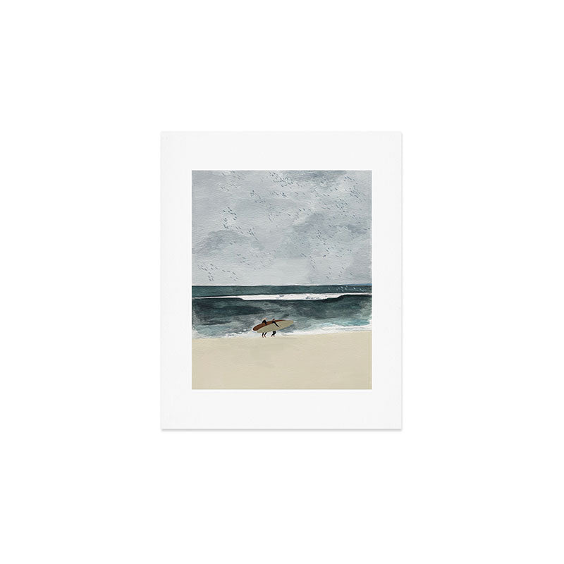 Rainy Surf Art Print Gallery Image 1