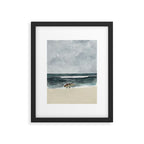 Rainy Surf Framed Art Print Gallery Image 5