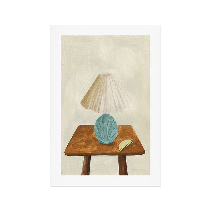 Shell Lamp Art Print Gallery Image 1