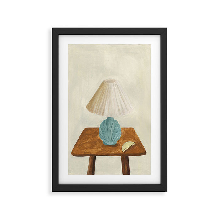 Shell Lamp Framed Art Print Gallery Image 1