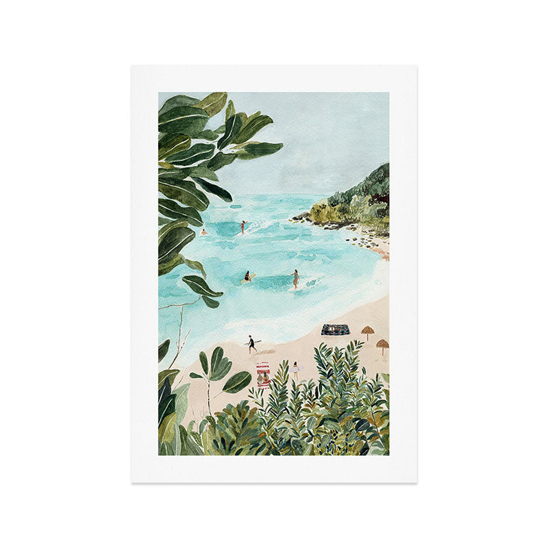 Sunny Beach Art Print Gallery Image 1