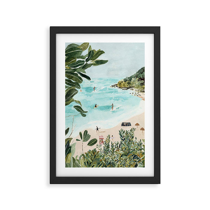 Sunny Beach Framed Art Print Gallery Image 1