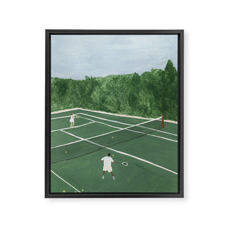 Tennis on Friday Framed Canvas Print Gallery Image 6