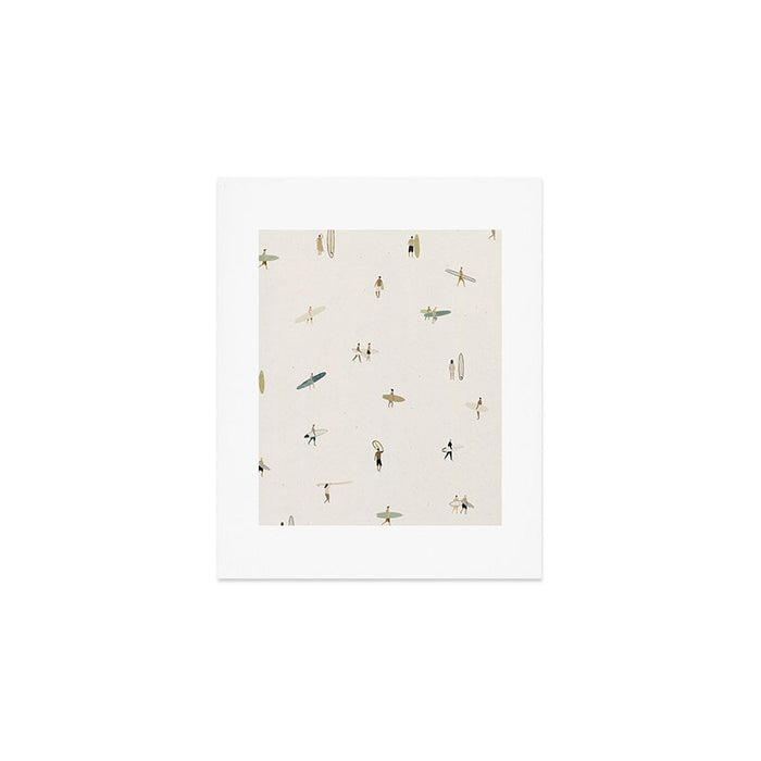 Tiny Surfers Art Print Gallery Image 1