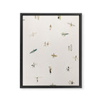 Tiny Surfers Framed Canvas Print Gallery Image 6