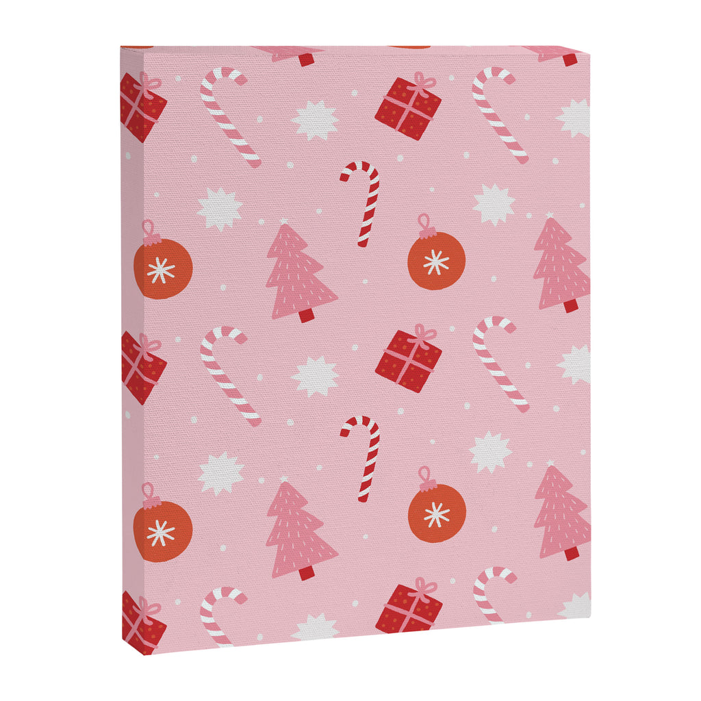Christmas Fun - Pink Palette  Canvas Print Gallery Image 8