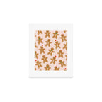 Christmas Gingerbread Men Art Print Gallery Image 1