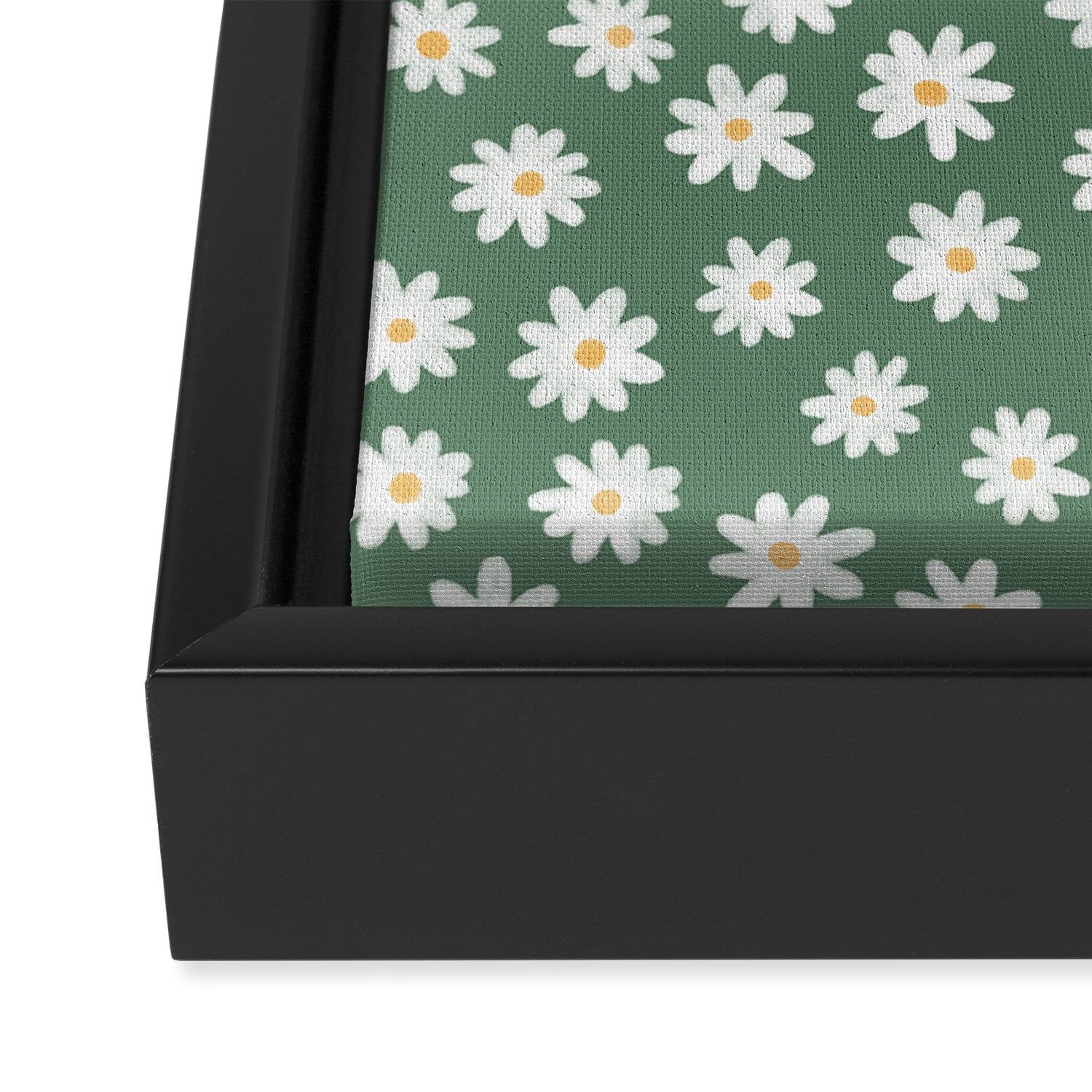 Daisy fields Framed Canvas Print Gallery Image 3