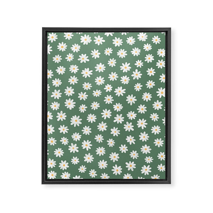 Daisy fields Framed Canvas Print Gallery Image 1