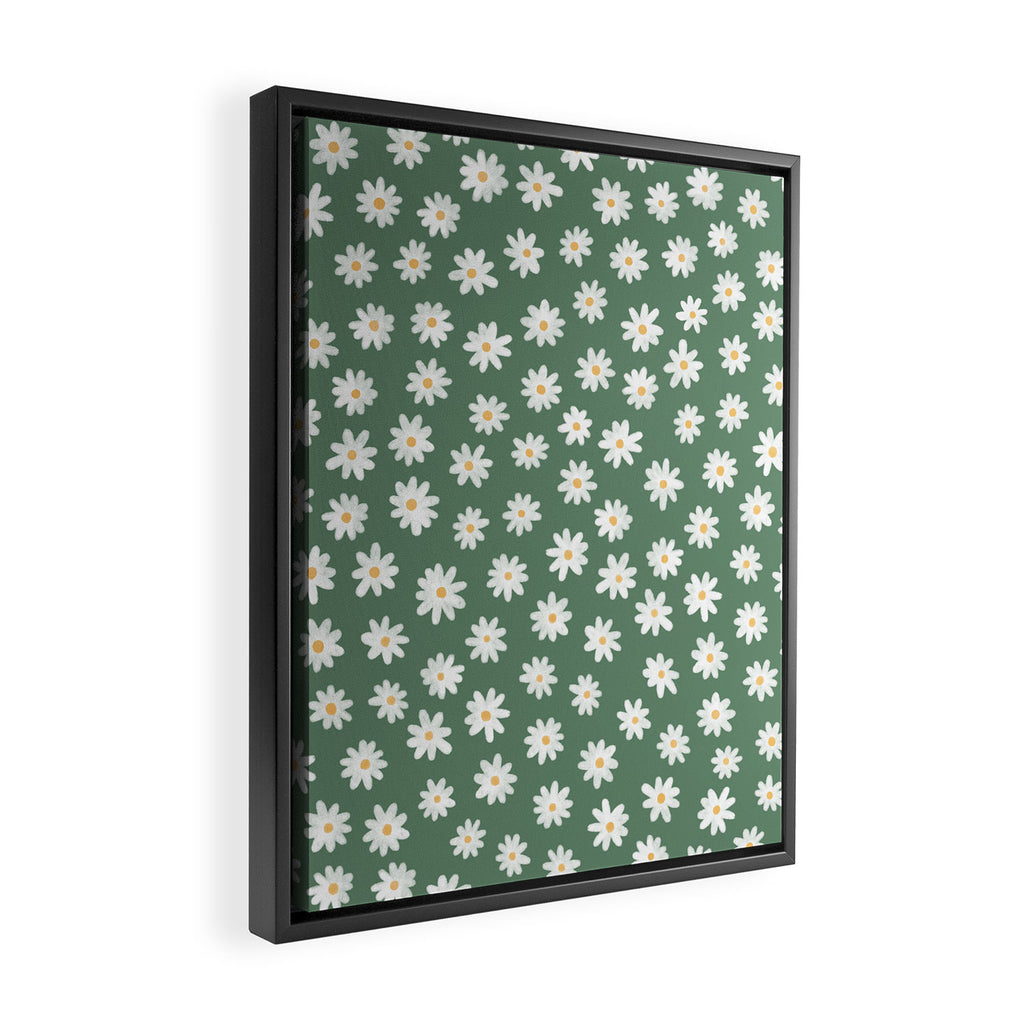 Daisy fields Framed Canvas Print Gallery Image 2