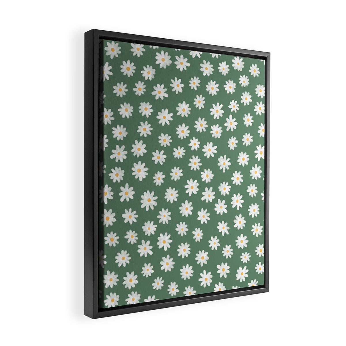 Daisy fields Framed Canvas Print Gallery Image 2