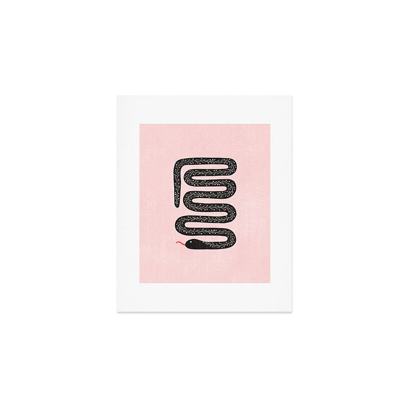 Flower Snake Art Print Gallery Image 1