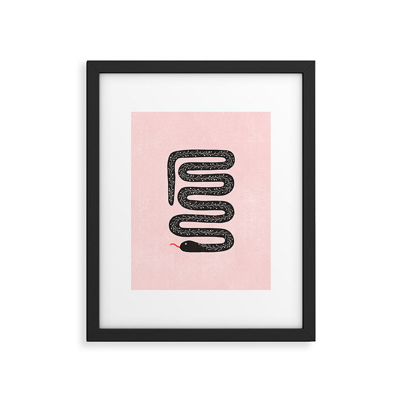 Flower Snake Framed Art Print Gallery Image 6