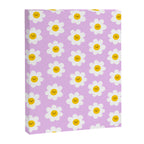 Happy Flowers - Purple  Canvas Print Gallery Image 8