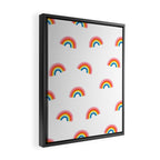 Happy Rainbow Framed Canvas Print Gallery Image 2