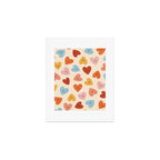 Happy Smiley Heart Art Print Gallery Image 1
