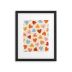 Happy Smiley Heart Framed Art Print Gallery Image 6