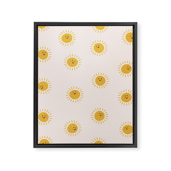 Happy Sunshine Framed Canvas Print Gallery Image 1