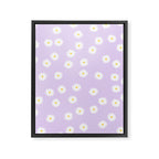 Lilac Flowers Framed Canvas Print Gallery Image 8