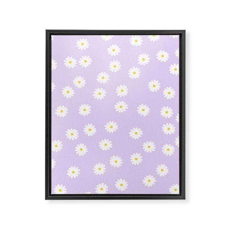 Lilac Flowers Framed Canvas Print Gallery Image 8