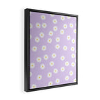 Lilac Flowers Framed Canvas Print Gallery Image 2