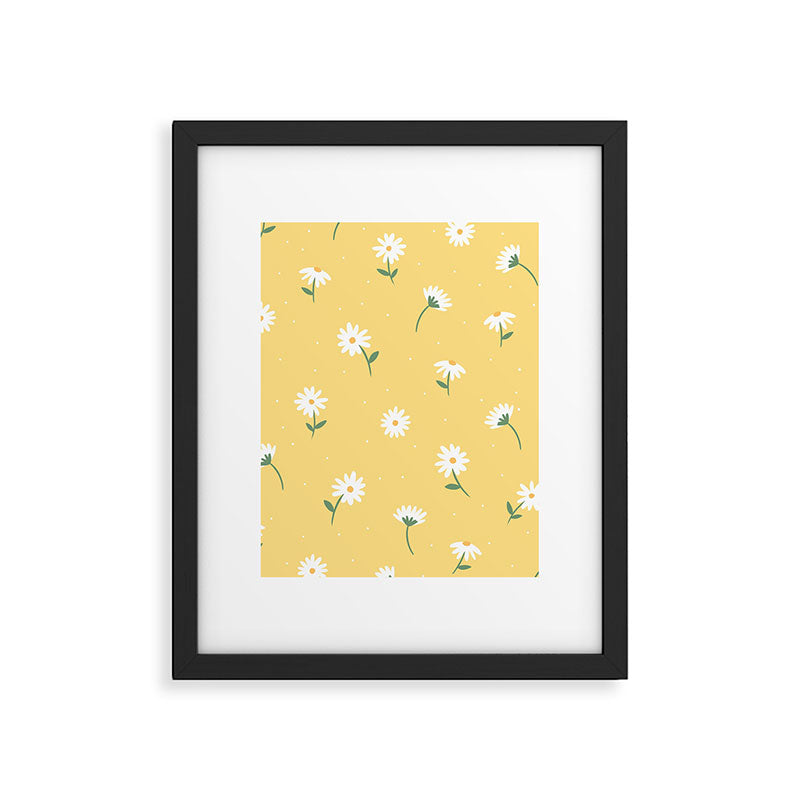Little Daises Framed Art Print Gallery Image 6