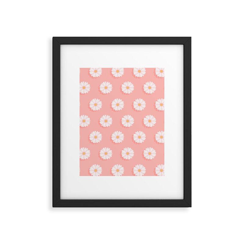 Pink Daisies  Framed Art Print Gallery Image 6