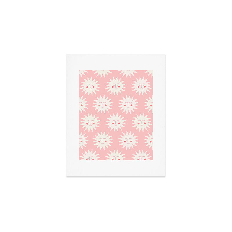 Pink Sunny Days Art Print Gallery Image 1