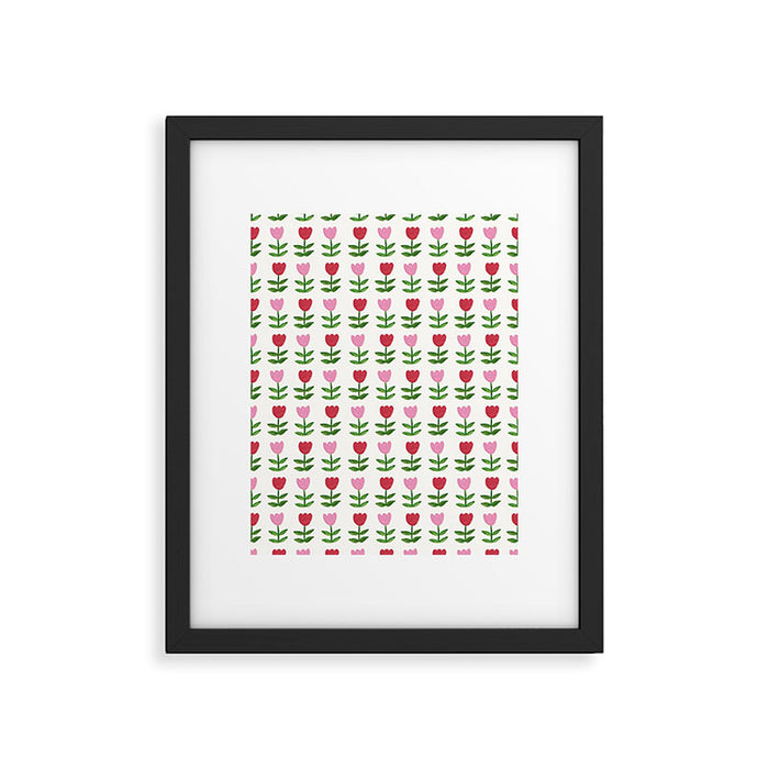 Romantic Tulips Framed Art Print Gallery Image 1