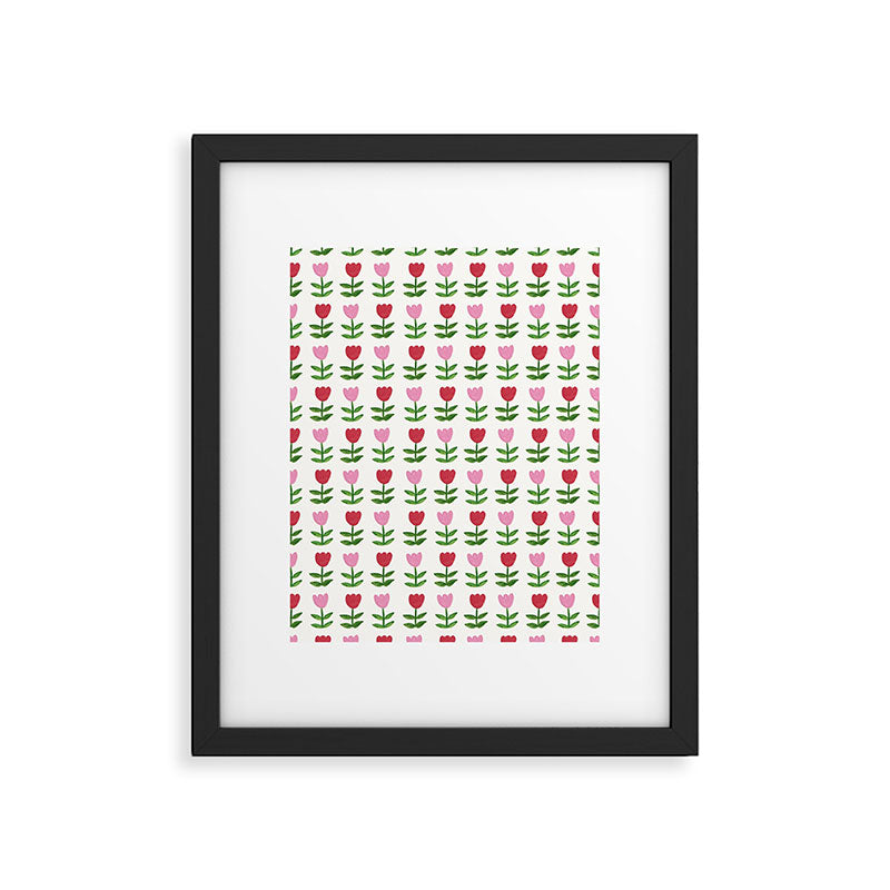 Romantic Tulips Framed Art Print Gallery Image 6