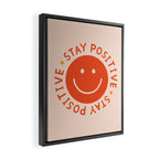 Stay Positive  Framed Canvas Print Gallery Image 2