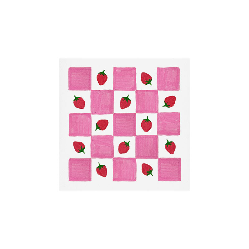 Strawberry Picnic Art Print Gallery Image 1