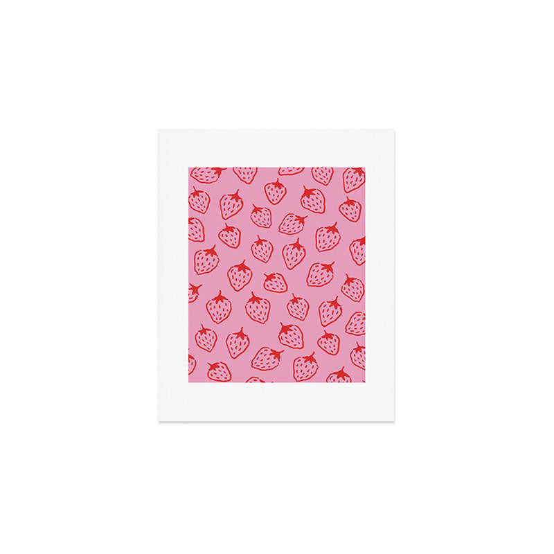 Sweet Strawberry Art Print Gallery Image 1